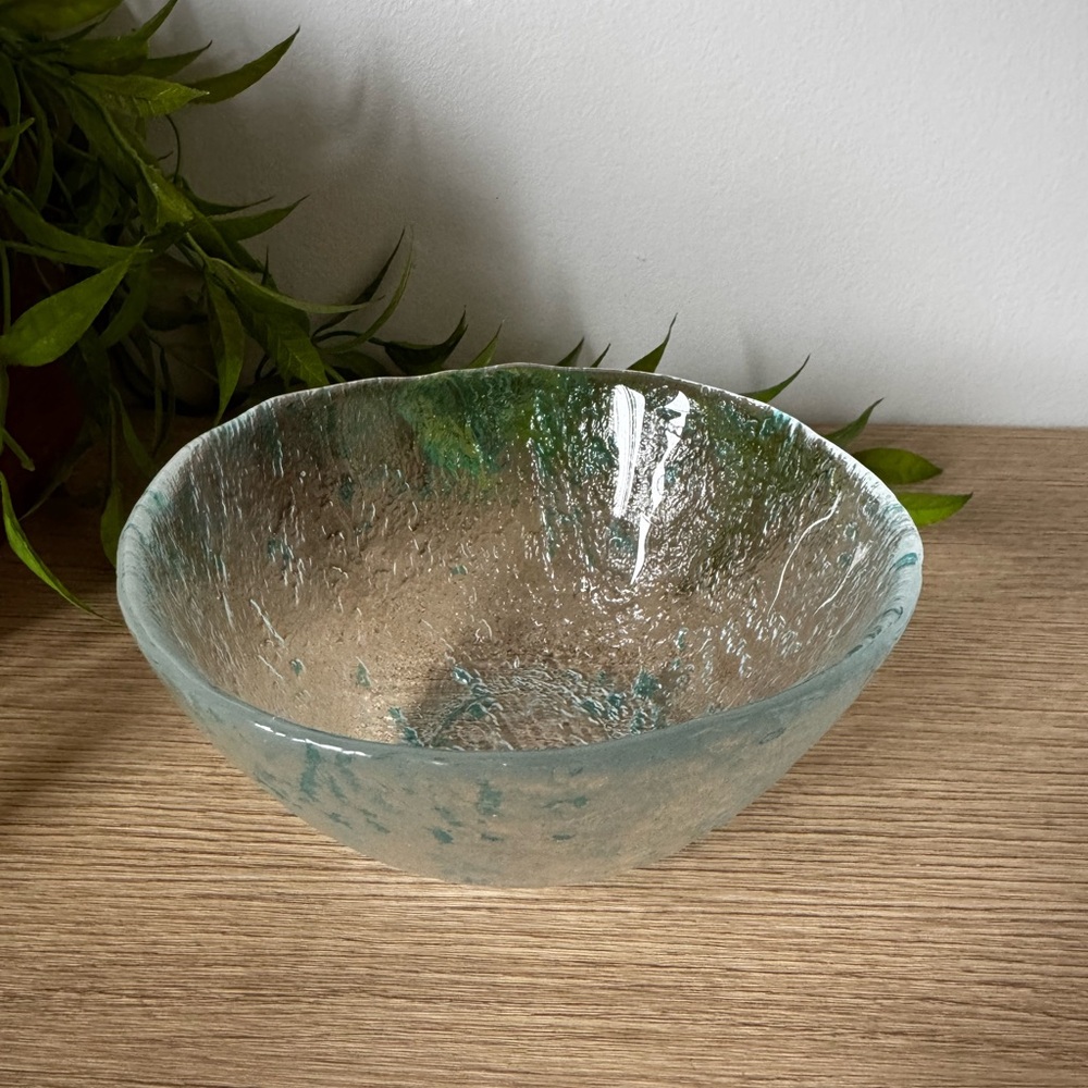 Elegant Glass Art Bowl